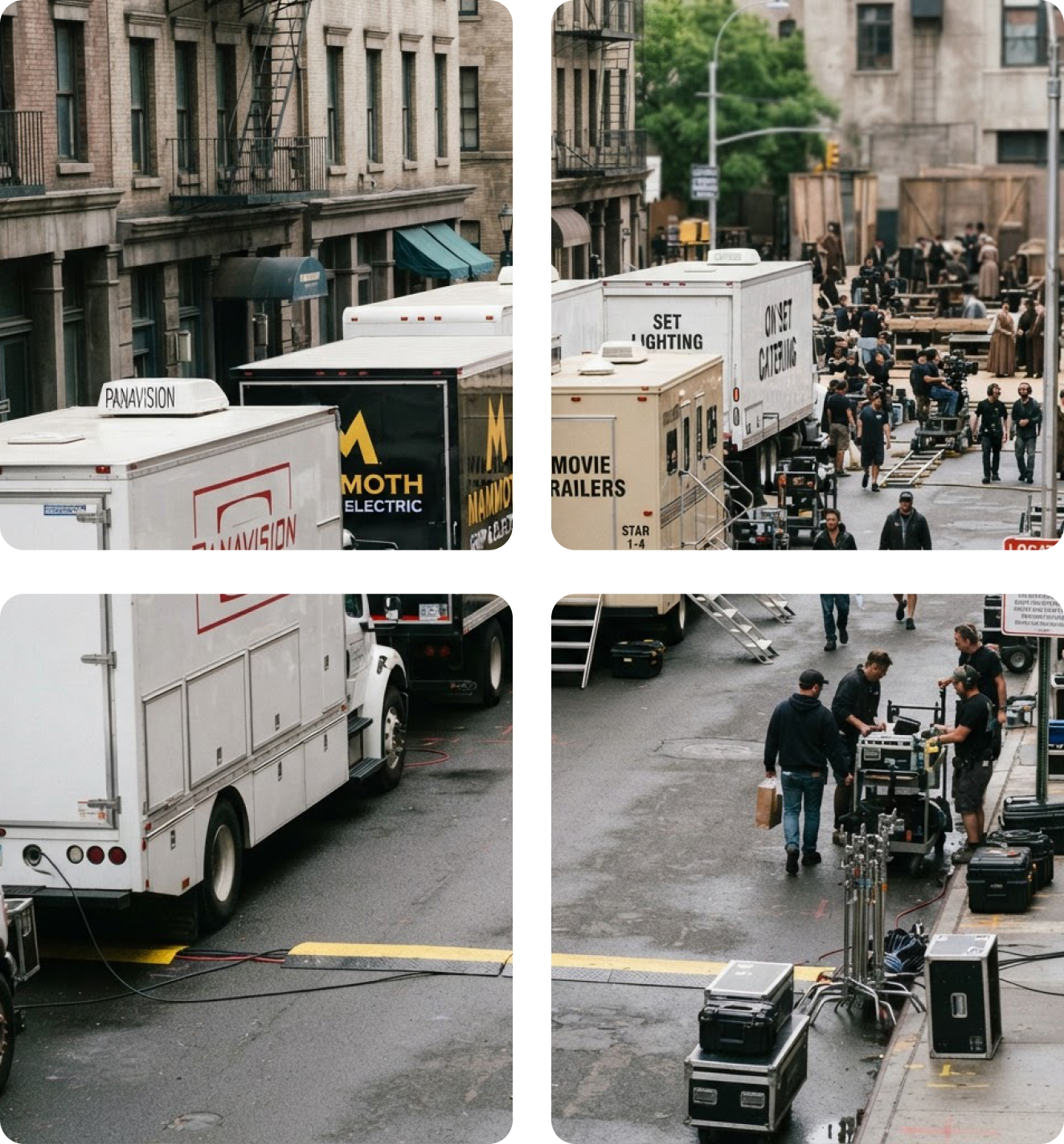 Entertainment industry rental vehicles and services